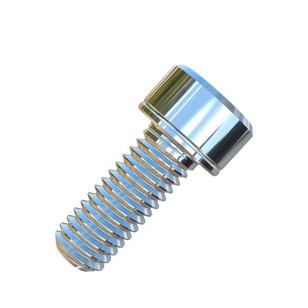 Allied Titanium M6-1.00 Socket Head Cap Screw, Socket, Plain Titanium, 15 mm Length 0090382